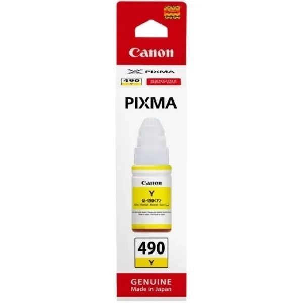 Чорнило Canon GI-490 PIXMA Yellow 70ml 0663C002 фото