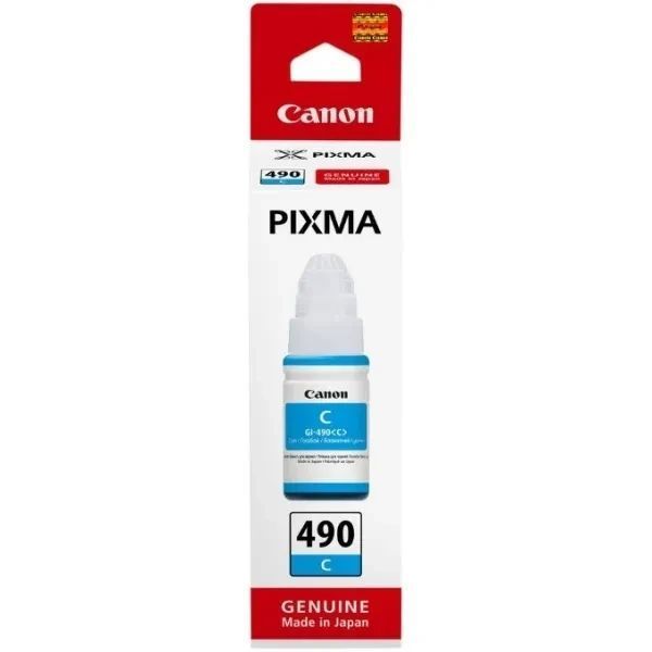 Чернила Canon GI-490 PIXMA Cyan 70ml 0663C002 фото