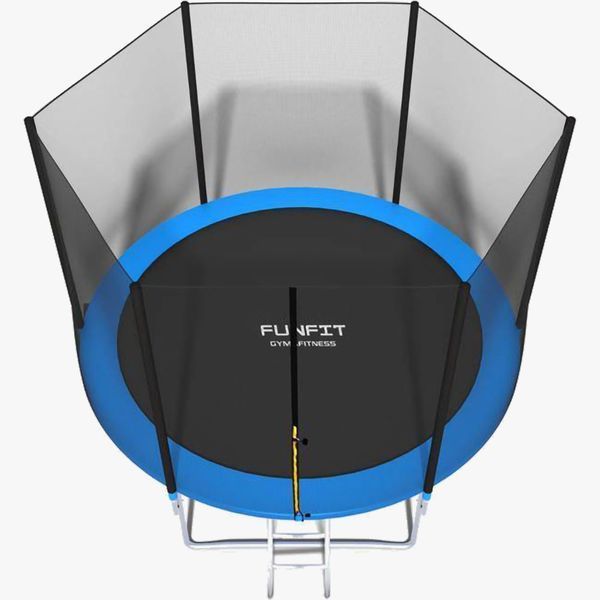 Батут FUNFIT 312 см с защитной сеткой и лестницей 846 фото
