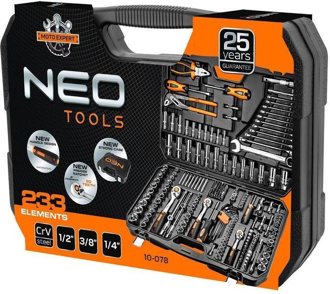Набір інструментів Neo Tools 233шт (10-078) 10-078 фото