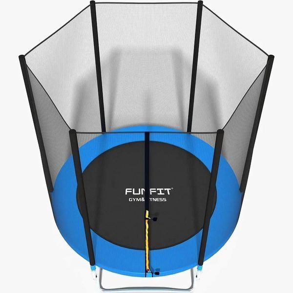 Батут FunFit 183 см з захисною сіткою 840 фото