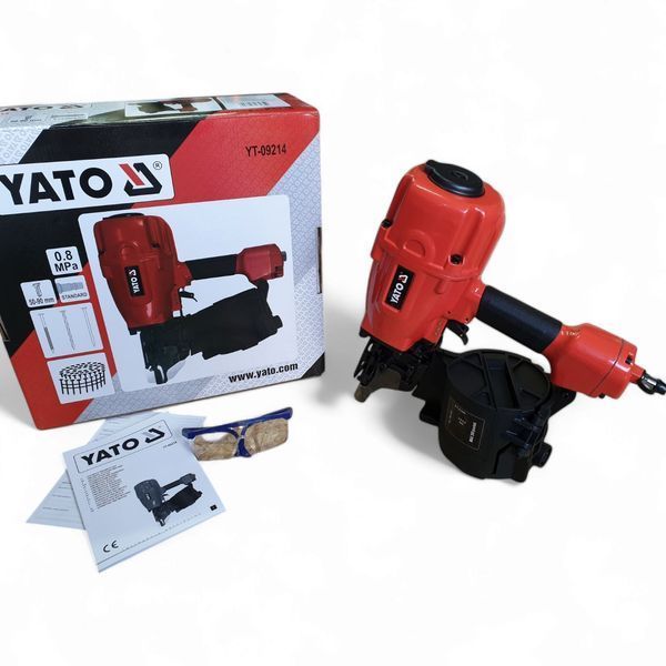 Пистолет (степлер) YATO YT-09214 для гвоздей пневматический YT-09214 фото